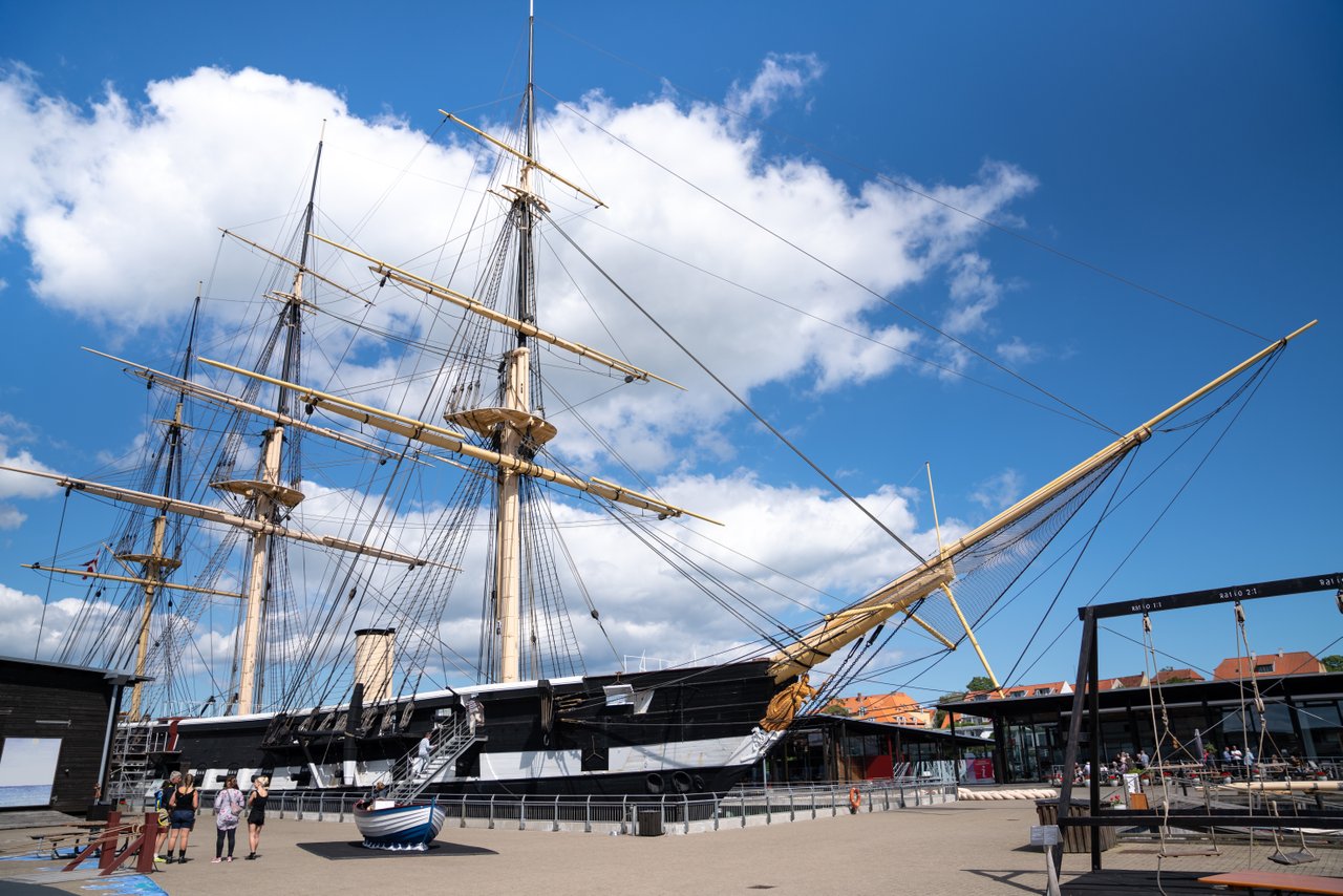 Fregatten Jylland Ebeltoft Djursland Fotograf Per Bille 09362 Medium